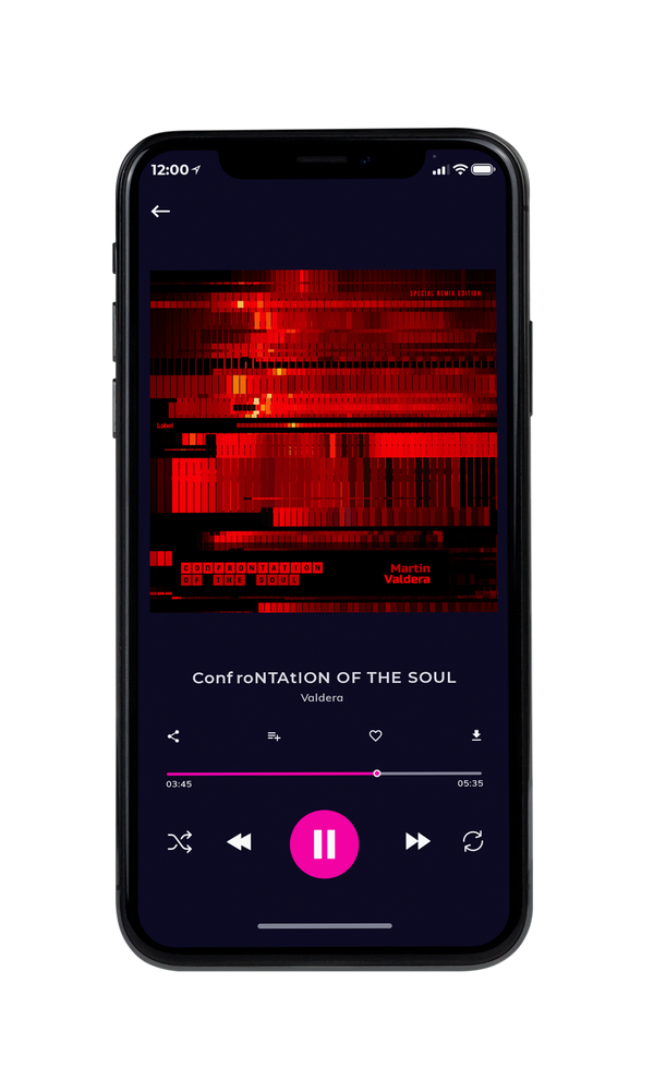 Tablet view of Premade Pop Album Cover - Milano Red #2073 | AlbumArtZone*