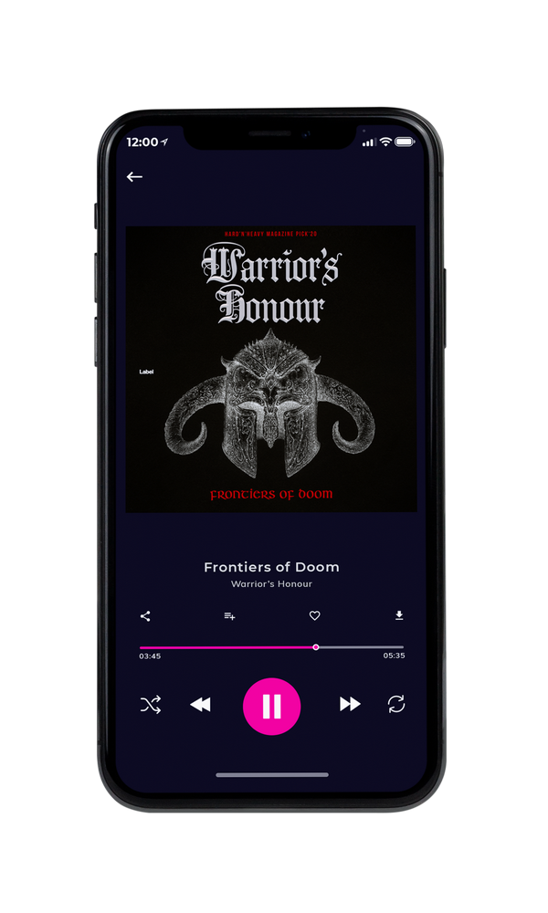 Tablet view of Premade Heavy Metal & Gothic Metal Album Cover - Night Rider #2098 | AlbumArtZone*