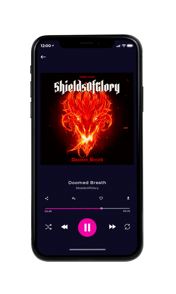 Tablet view of Premade Heavy Metal & Gothic Metal Album Cover - Graphite #2175 | AlbumArtZone*
