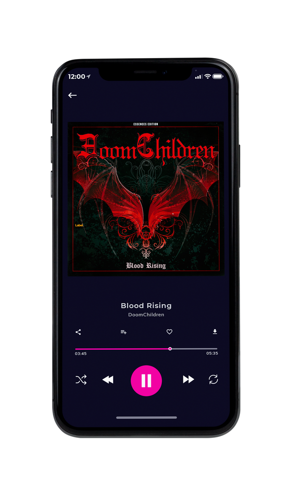 Tablet view of Premade Heavy Metal & Gothic Metal Album Cover - Night Rider #2183 | AlbumArtZone*
