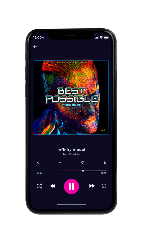 Tablet view of Premade EDM, House & Dub Album Cover - Raw Sienna #2274 | AlbumArtZone*