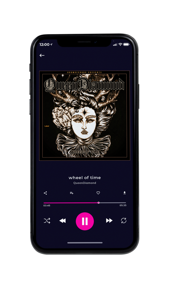 Tablet view of Premade Heavy Metal & Gothic Metal Album Cover - Night Rider #2277 | AlbumArtZone*
