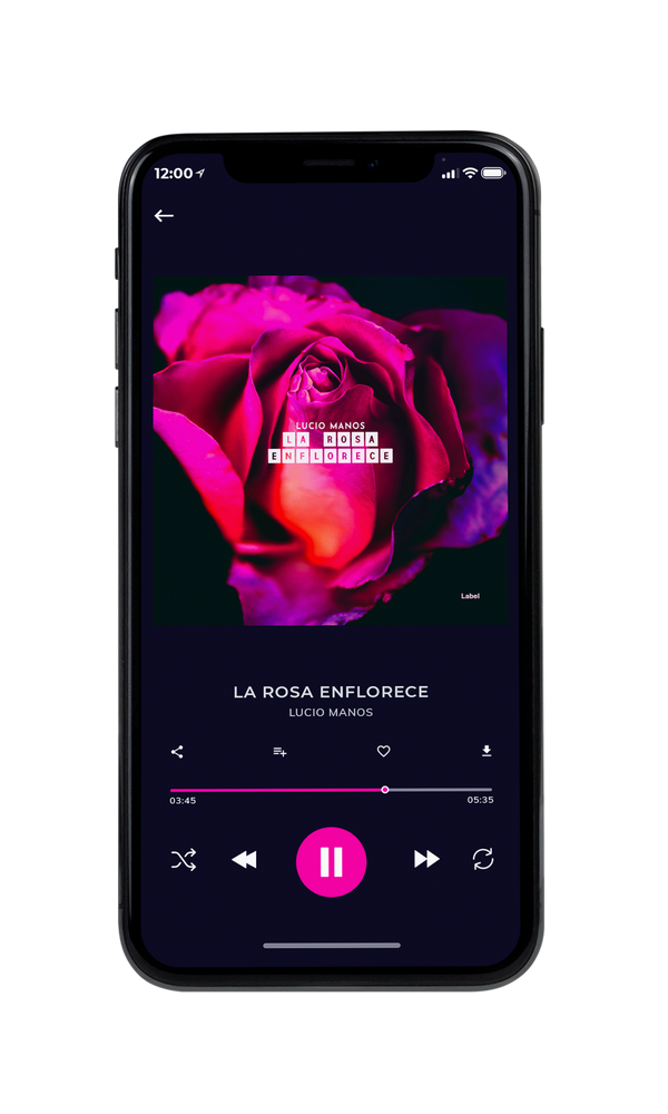 Tablet view of Premade Pop Album Cover - Cerise #2432 | AlbumArtZone*