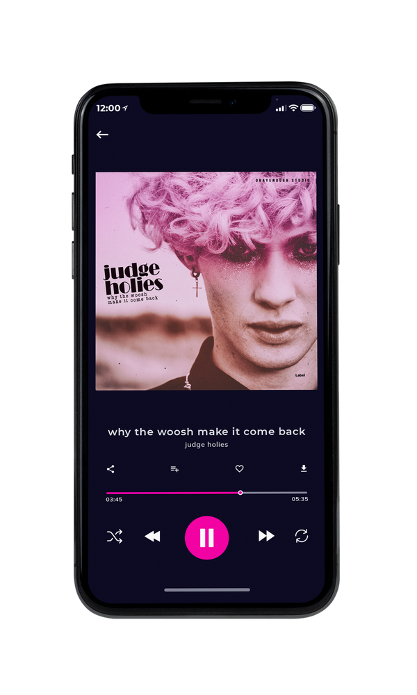 Tablet view of Premade Pop Album Cover - Careys Pink #2506 | AlbumArtZone*
