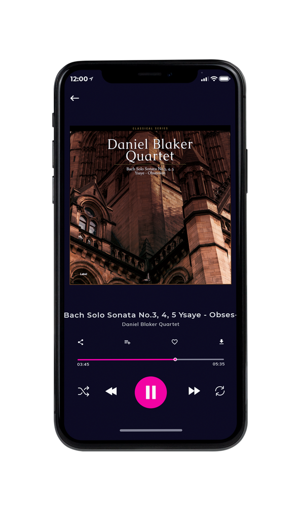 Tablet view of Premade Classical & Romantic Music Album Cover - Night Rider #2582 | AlbumArtZone*