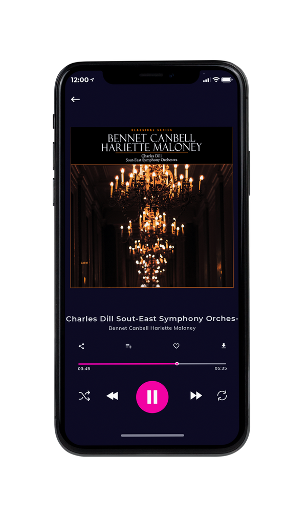 Tablet view of Premade Classical & Romantic Music Album Cover - Night Rider #2592 | AlbumArtZone*