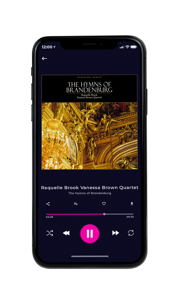Tablet view of Premade Classical & Romantic Music Album Cover - Coffee Bean #2595 | AlbumArtZone*