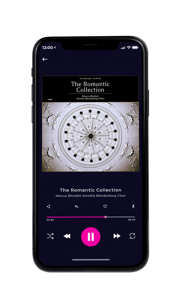 Tablet view of Premade Classical & Romantic Music Album Cover - Rangoon Green #2602 | AlbumArtZone*