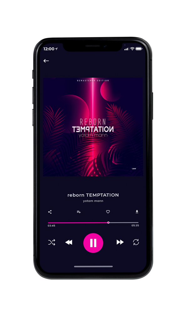 Tablet view of Premade Pop Album Cover - Black Rock #2653 | AlbumArtZone*