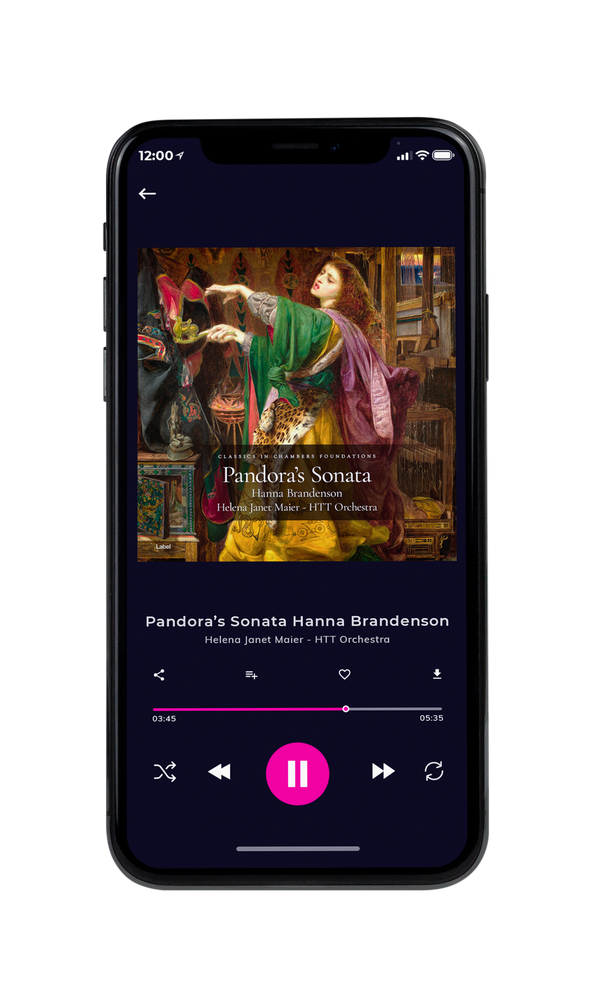 Tablet view of Premade Classical & Romantic Music Album Cover - Iroko #2672 | AlbumArtZone*