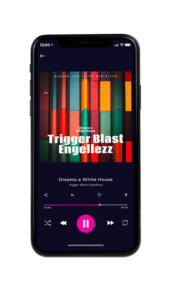 Tablet view of Premade Electronica & Ambient Album Cover - Burnt Sienna #2728 | AlbumArtZone*