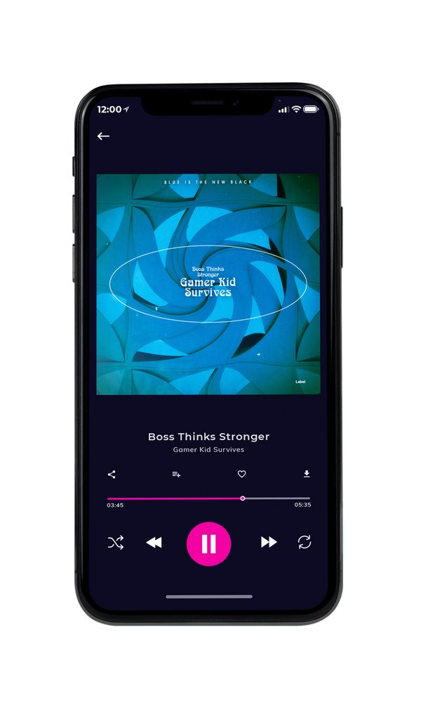 Tablet view of Premade EDM, House & Dub Album Cover - Eastern Blue #2734 | AlbumArtZone*