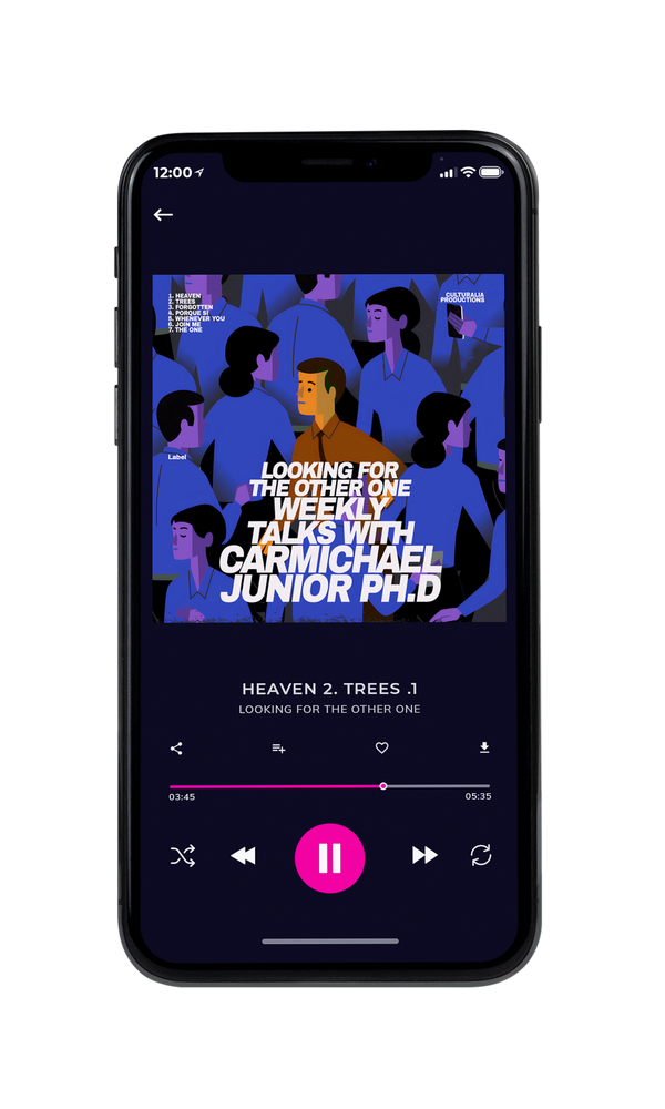 Tablet view of Premade Podcast Album Cover - Gigas #2755 | AlbumArtZone*