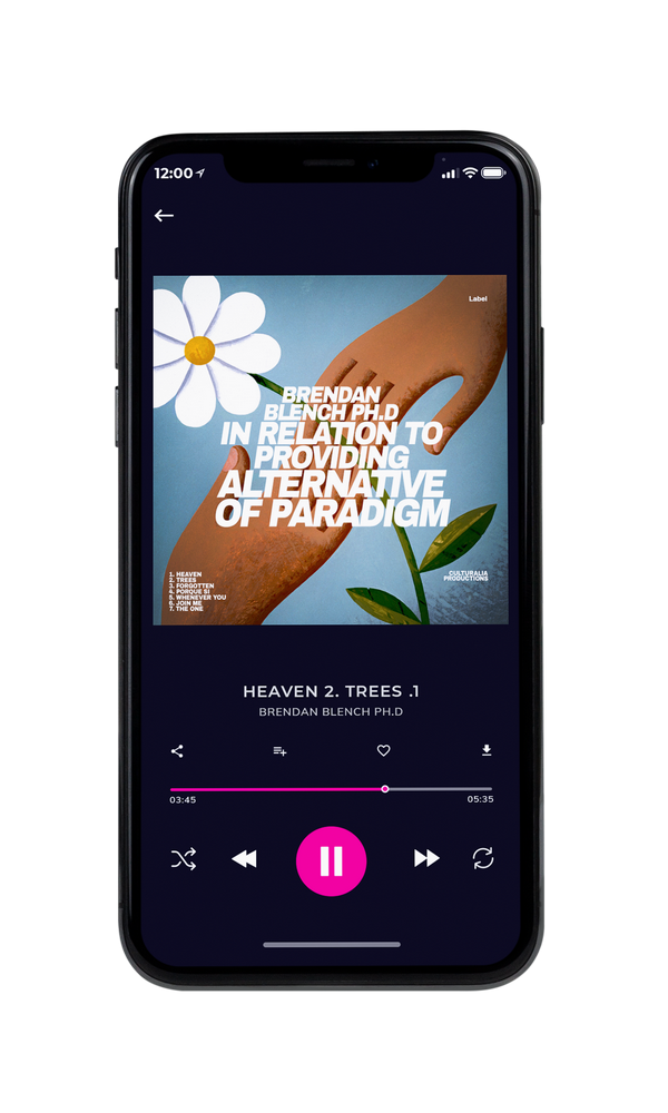 Tablet view of Premade Podcast Album Cover - Regent Gray #2758 | AlbumArtZone*