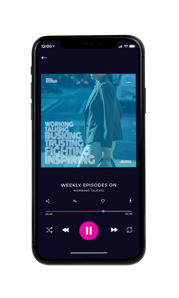 Tablet view of Premade Podcast Album Cover - Calypso #2771 | AlbumArtZone*