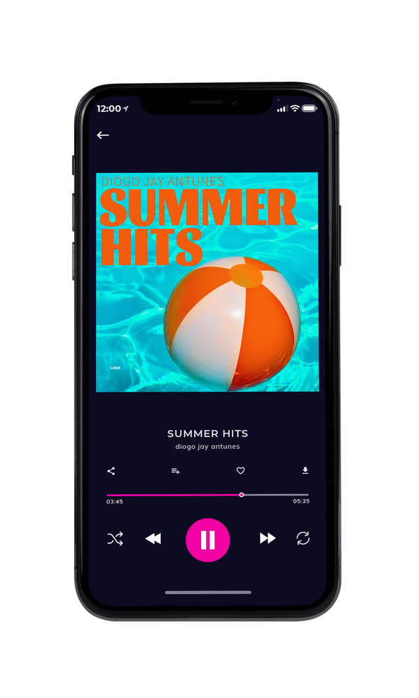 Tablet view of Premade Pop Album Cover - Bright Turquoise #2800 | AlbumArtZone*