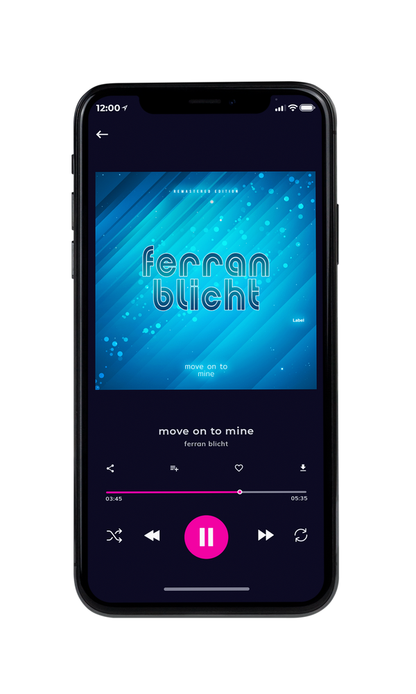Tablet view of Premade EDM, House & Dub Album Cover - Pacific Blue #2911 | AlbumArtZone*