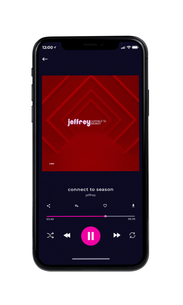 Tablet view of Premade Pop Album Cover - Dark Burgundy #2930 | AlbumArtZone*