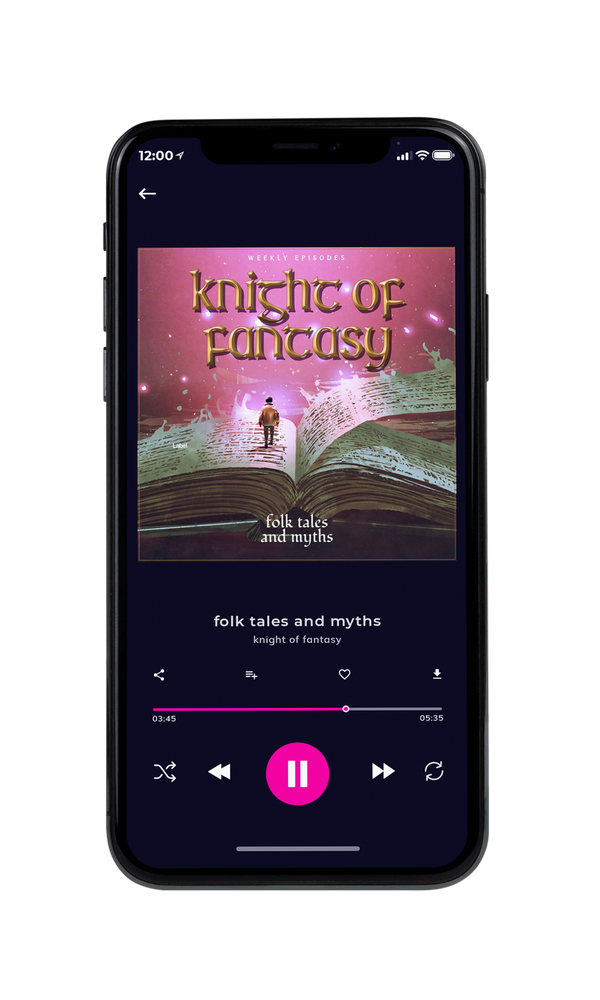 Tablet view of Premade Podcast Album Cover - Russett #2992 | AlbumArtZone*
