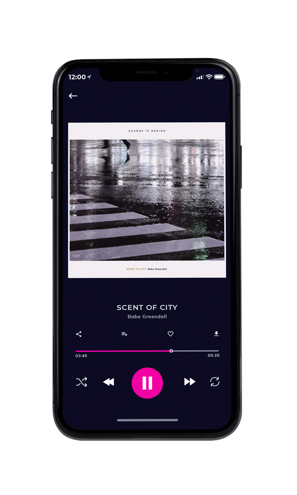 Tablet view of Premade Pop Album Cover - Pale Slate #3078 | AlbumArtZone*