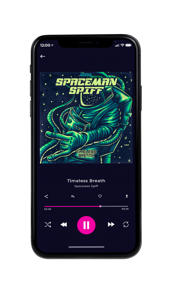 Tablet view of Premade Podcast Album Cover - Big Stone #3189 | AlbumArtZone*