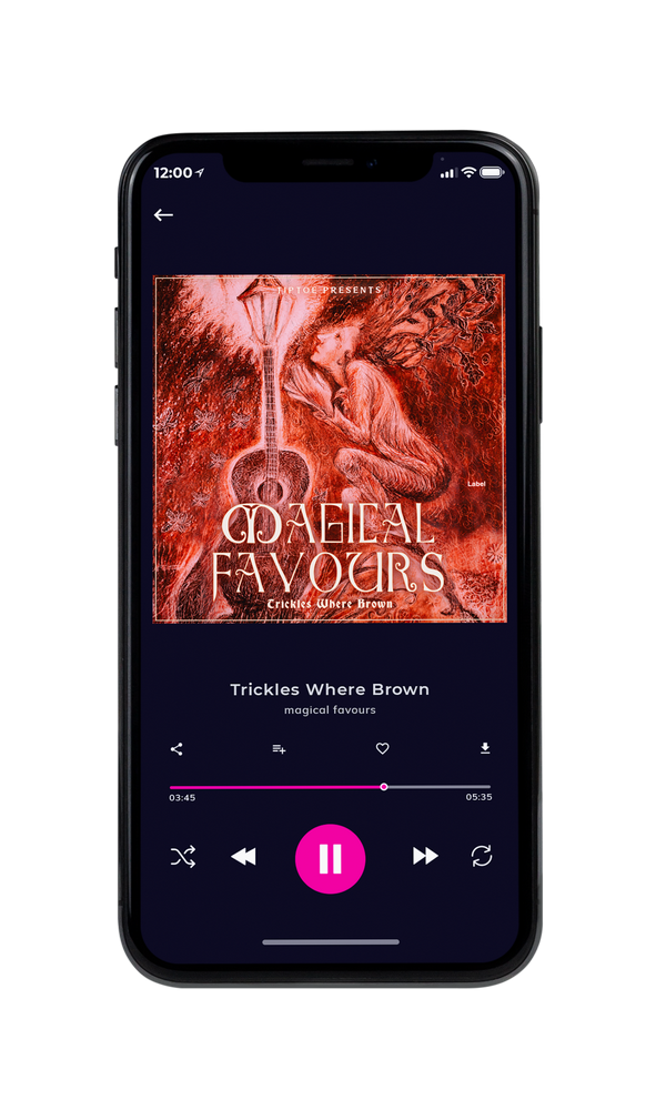Tablet view of Premade Indie & Folk Music Album Cover - Stiletto #3272 | AlbumArtZone*