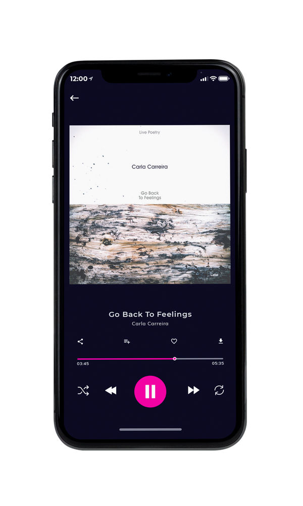 Tablet view of Premade Contemporary Music Album Cover - Swirl #3341 | AlbumArtZone*