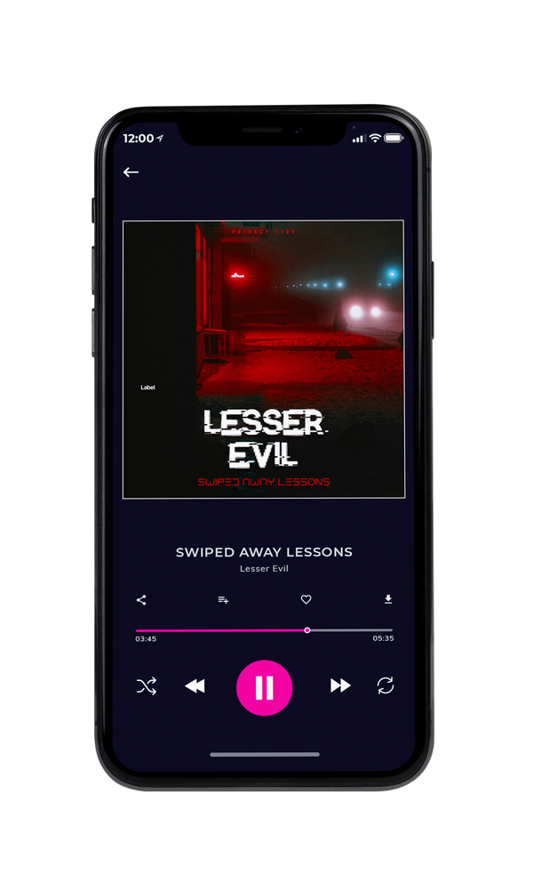 Tablet view of Premade Heavy Metal & Gothic Metal Album Cover - Night Rider #3498 | AlbumArtZone*