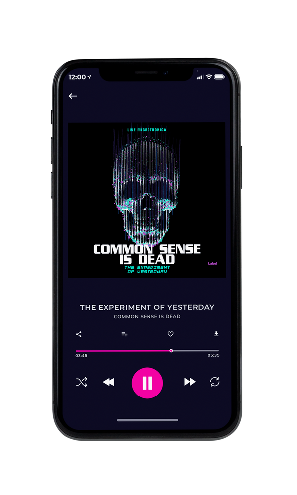 Tablet view of Premade EDM, House & Dub Album Cover - Cinder #3597 | AlbumArtZone*