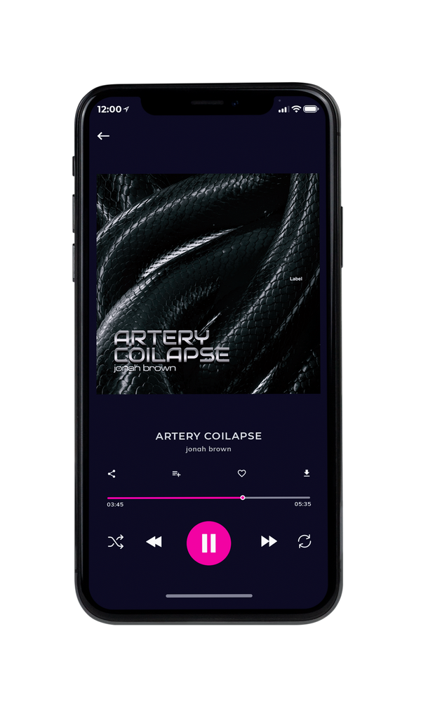 Tablet view of Premade Rock,Punk & Alternative Album Cover - Black #3626 | AlbumArtZone*