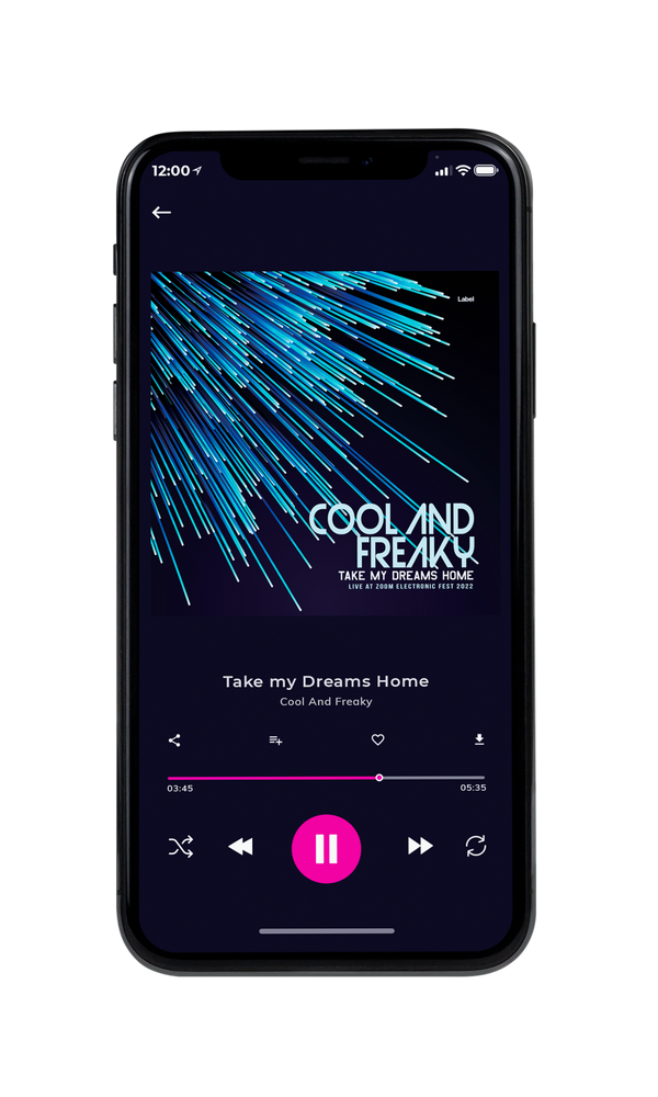 Tablet view of Premade EDM, House & Dub Album Cover - Ebony #3696 | AlbumArtZone*