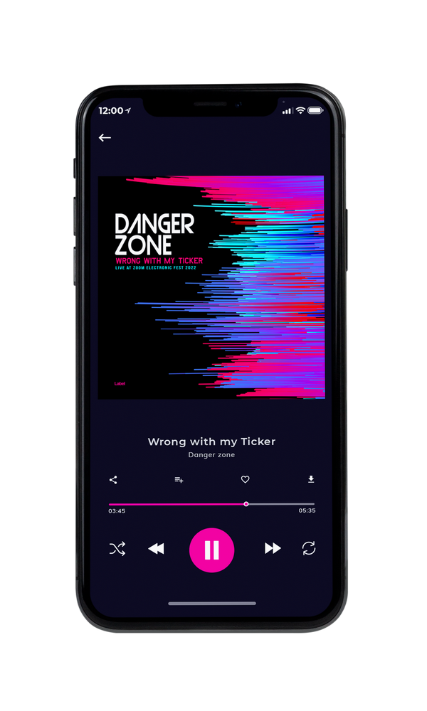 Tablet view of Premade EDM, House & Dub Album Cover - Cinder #3700 | AlbumArtZone*