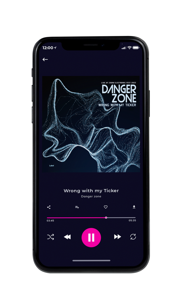 Tablet view of Premade EDM, House & Dub Album Cover - Ebony #3701 | AlbumArtZone*