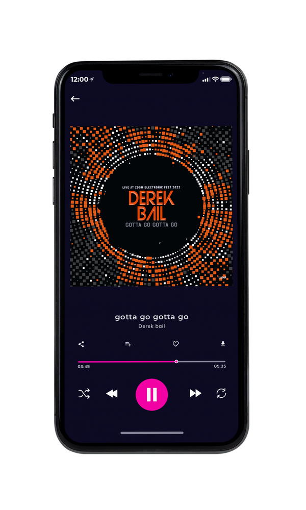 Tablet view of Premade EDM, House & Dub Album Cover - Red Damask #3703 | AlbumArtZone*