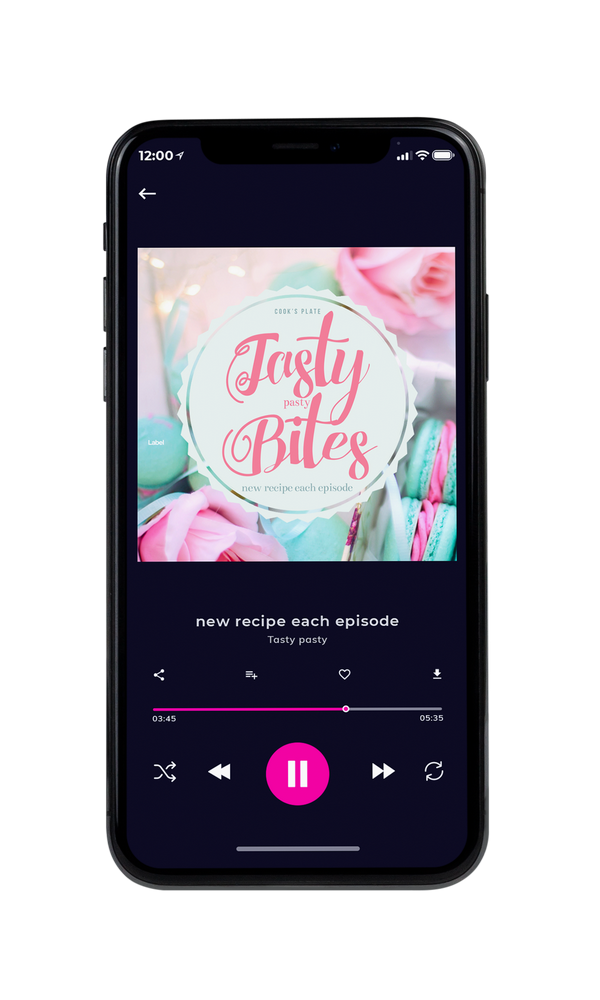Tablet view of Premade Podcast Album Cover - Quill Gray #3838 | AlbumArtZone*