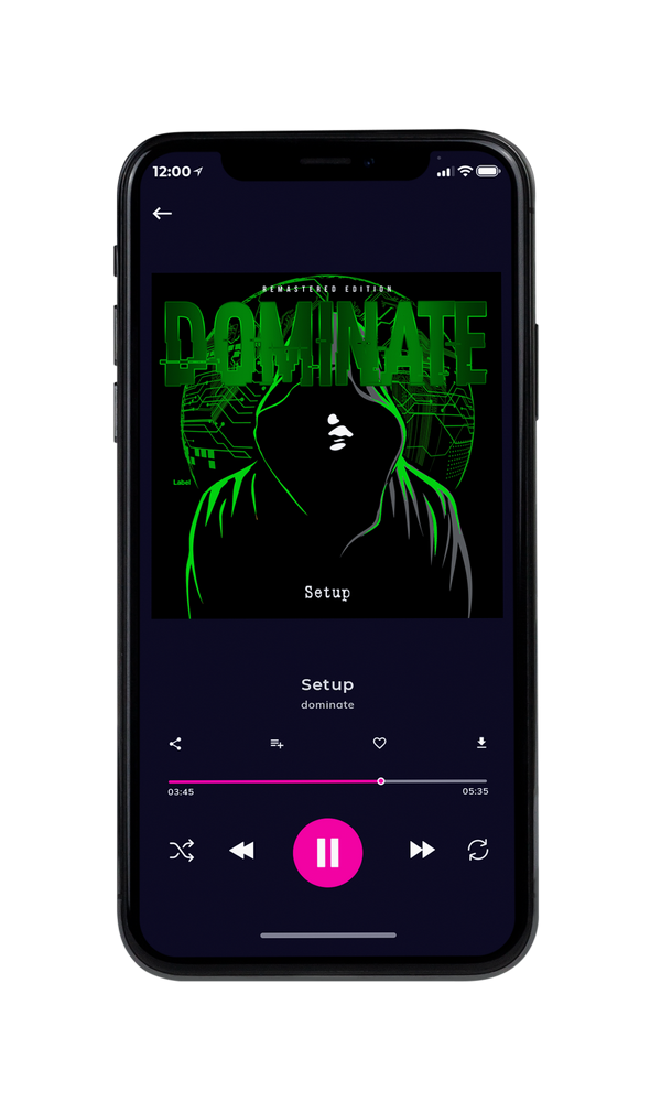 Tablet view of Premade Heavy Metal & Gothic Metal Album Cover - Midnight Moss #3943 | AlbumArtZone*