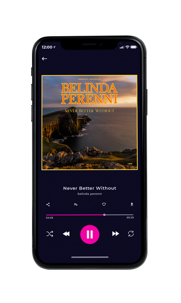 Tablet view of Premade Indie & Folk Music Album Cover - Taupe #4042 | AlbumArtZone*