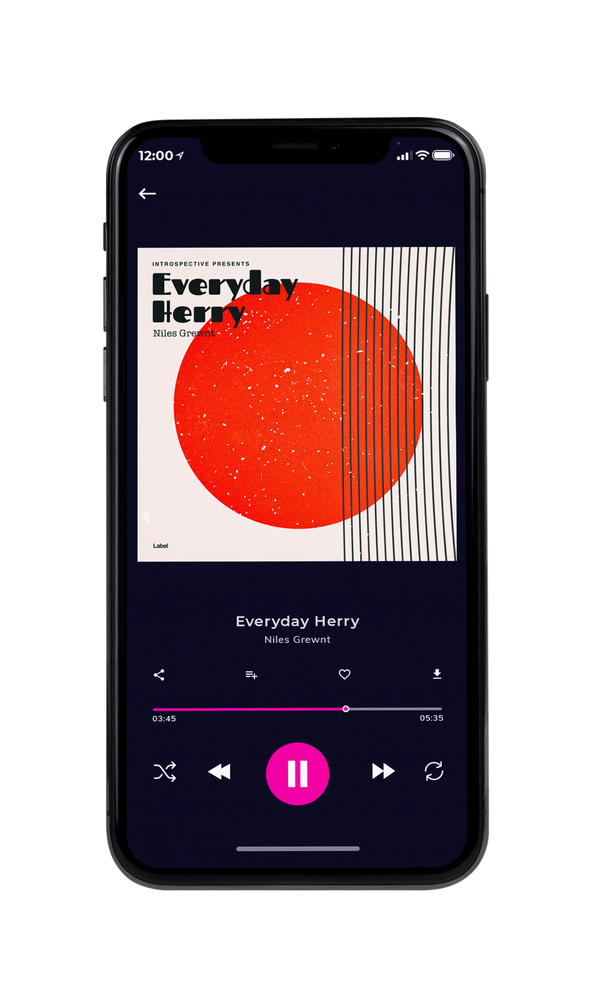 Tablet view of Premade Pop Album Cover - Linen #4057 | AlbumArtZone*