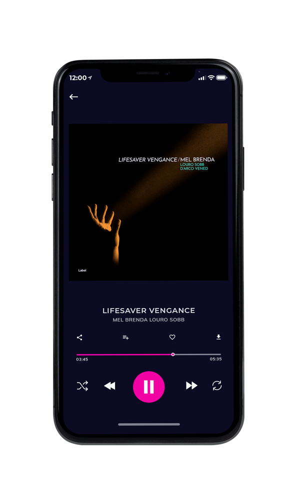 Tablet view of Premade Pop Album Cover - Night Rider #4226 | AlbumArtZone*