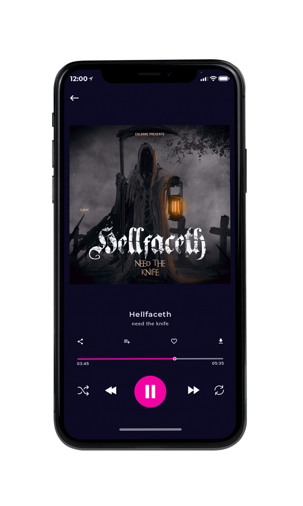 Tablet view of Premade Heavy Metal & Gothic Metal Album Cover - Thunder #4276 | AlbumArtZone*