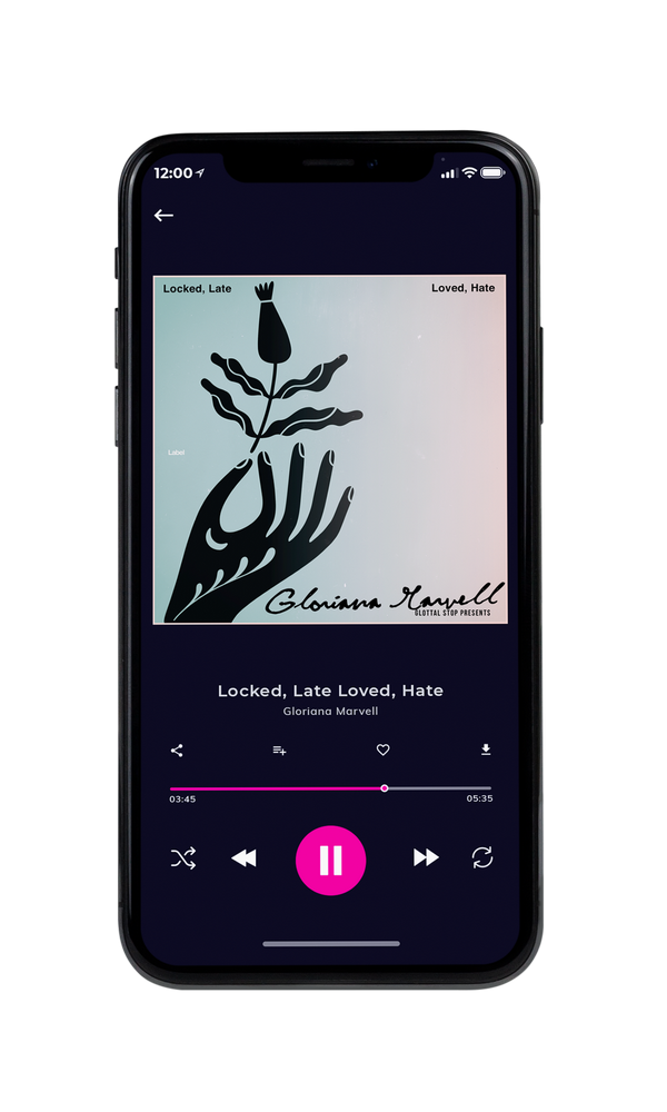 Tablet view of Premade Indie & Folk Music Album Cover - Celeste #4298 | AlbumArtZone*