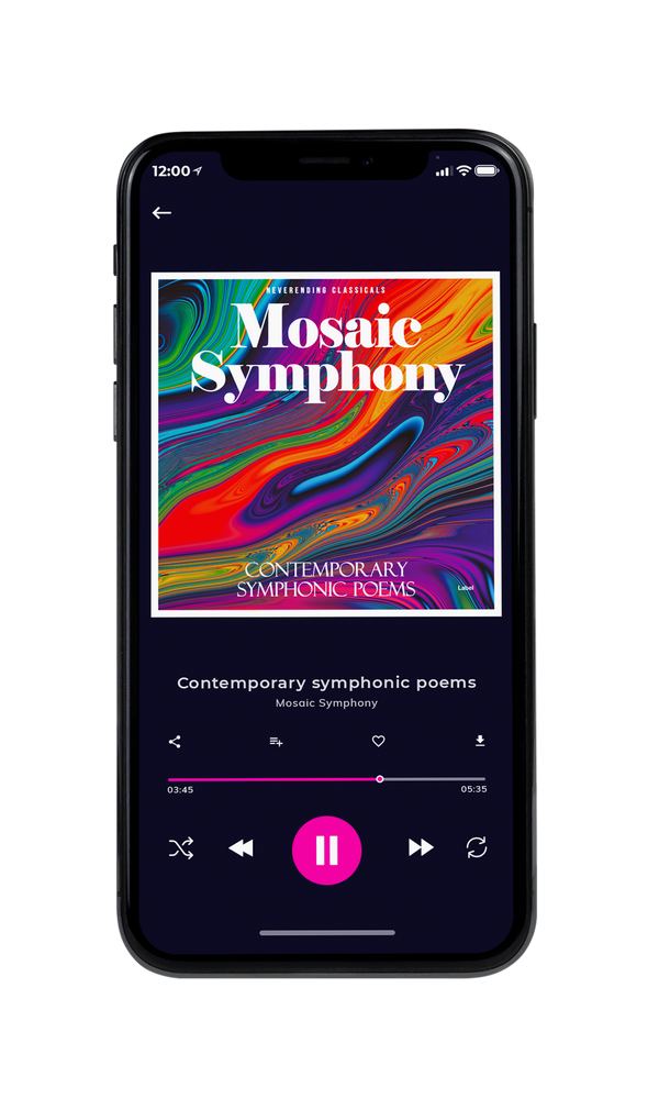 Tablet view of Premade Contemporary Music Album Cover - Red Damask #4418 | AlbumArtZone*