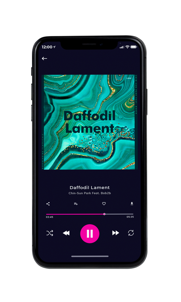 Tablet view of Premade Contemporary Music Album Cover - Blue Chill #4425 | AlbumArtZone*