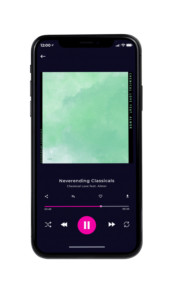 Tablet view of Premade Contemporary Music Album Cover - Moss Green #4435 | AlbumArtZone*