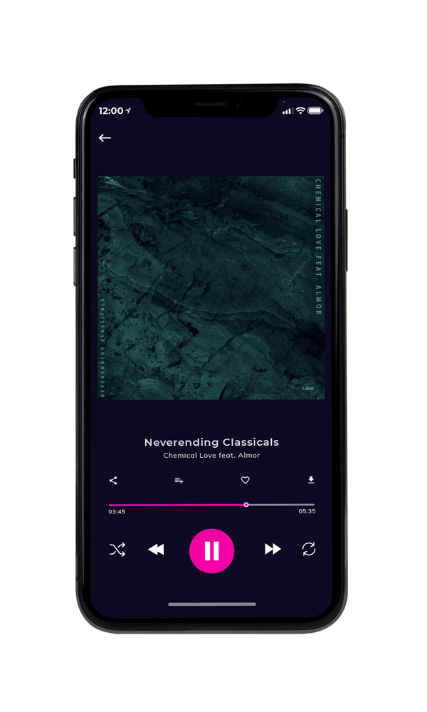 Tablet view of Premade Contemporary Music Album Cover - Mirage #4437 | AlbumArtZone*