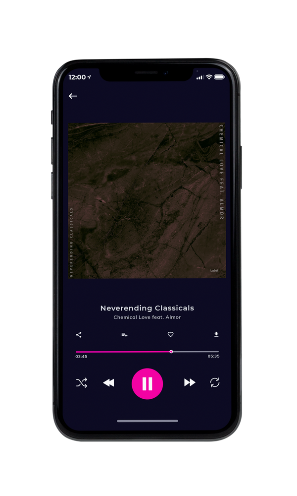Tablet view of Premade Contemporary Music Album Cover - Oil #4439 | AlbumArtZone*