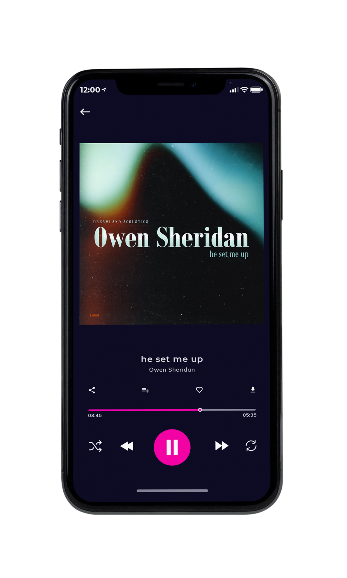 Tablet view of Premade Pop Album Cover - Edgewater #4460 | AlbumArtZone*