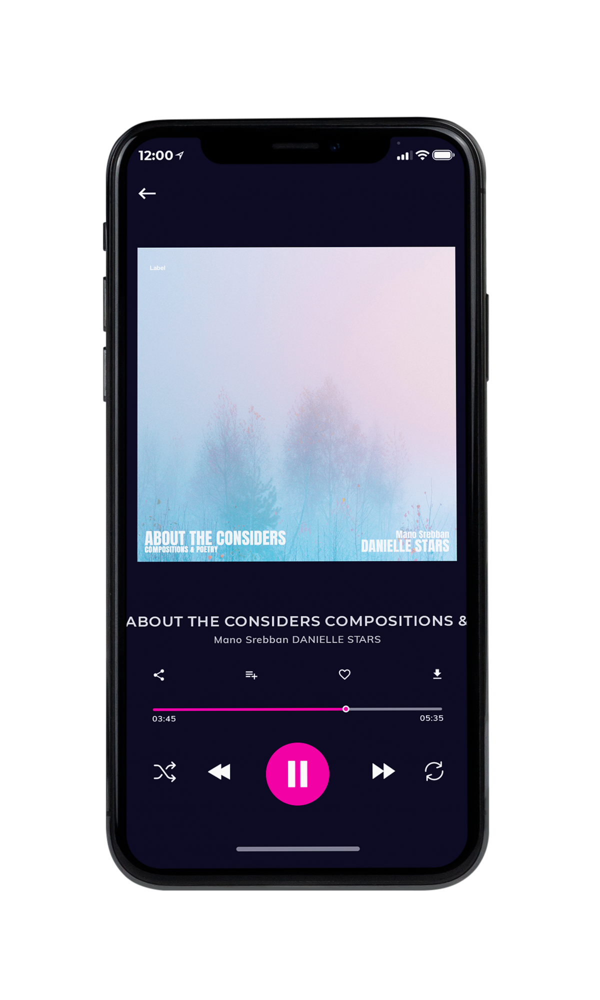 Tablet view of Premade Pop Album Cover - Mischka #4534 | AlbumArtZone*