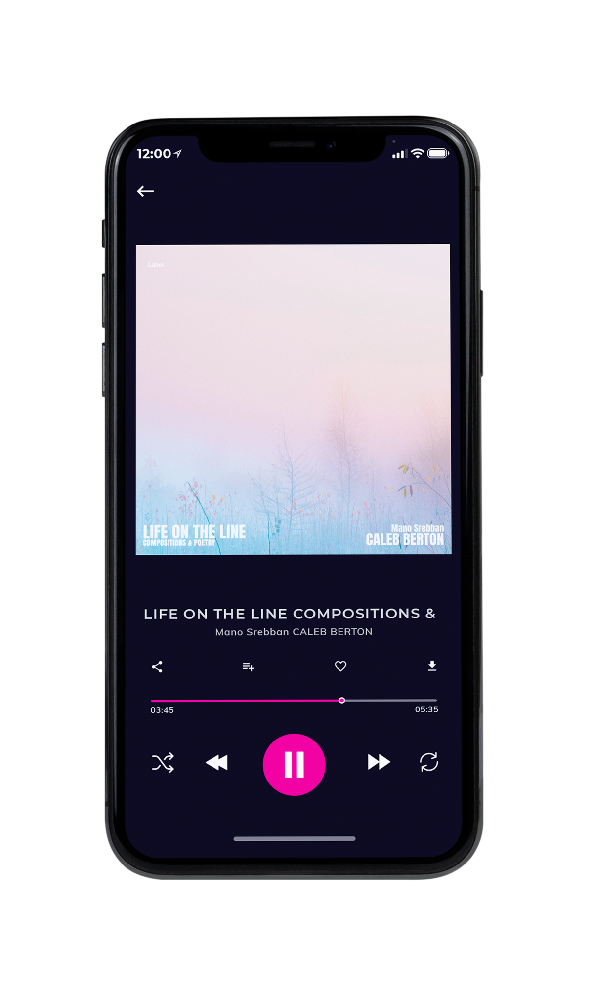 Tablet view of Premade Pop Album Cover - Ebb #4535 | AlbumArtZone*