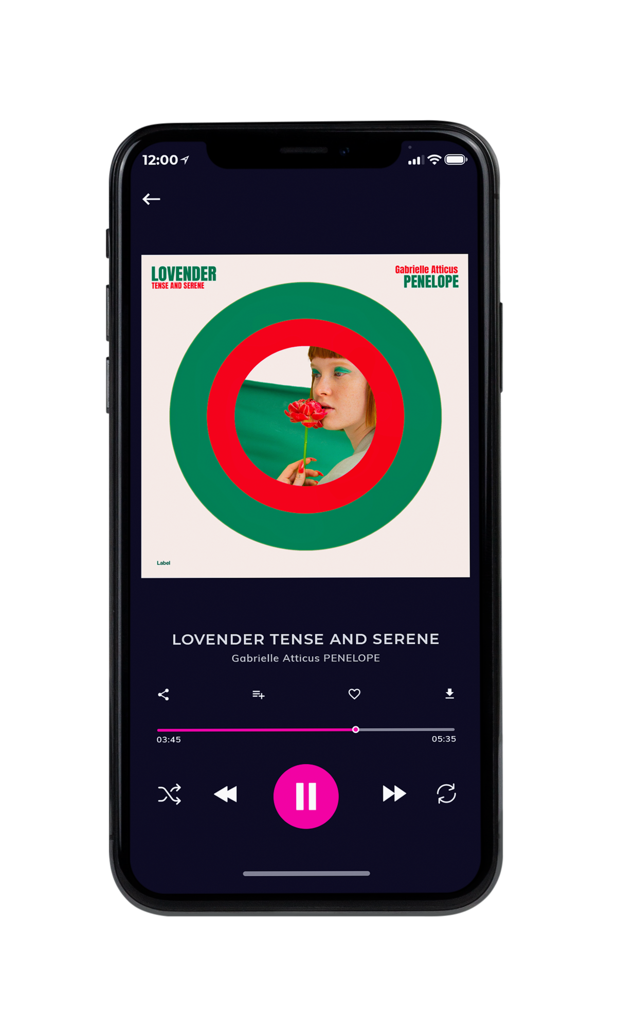 Tablet view of Premade Pop Album Cover - Genoa #4557 | AlbumArtZone*